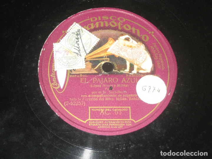 Discos de pizarra: SAGI - BARBA - LOTE DE TRES PIZARRAS - Foto 1