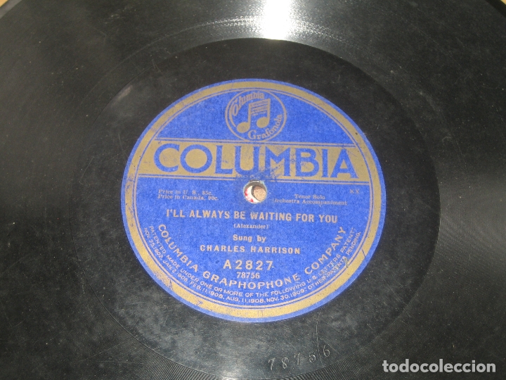 Discos de pizarra: CHARLES HARRISON - I&acute;LL ALWAIS .. BYE-LOW - Foto 1