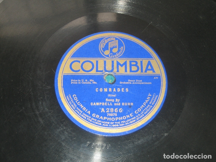 Discos de pizarra: GLADYS RICE - CAMPBELL - CONRADES - SWEETHEARTS - Foto 1