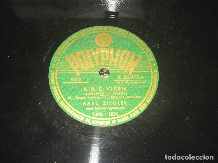 Discos de pizarra: AASE ZIEGLER - A.B.C. VISEN - LIVSERFARING - Foto 1