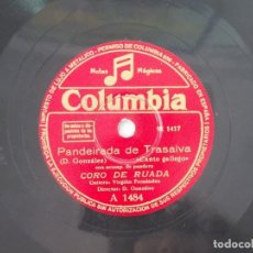Discos de pizarra: ANTIGUO DISCO DE PIZARRA GALLEGO CORO DE RUADA -PANDEIRADA DE TRASALVA-FOLIADA DE ETRIMO. Lote 176683482