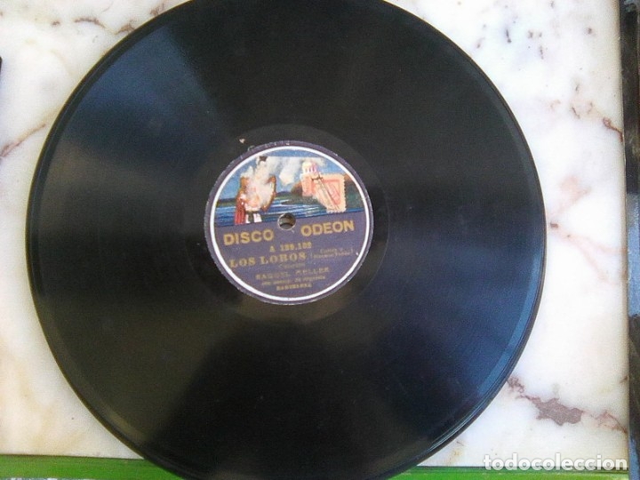 Discos de pizarra: Raquel Meller - Indostan + los lobos (Odeon, 1920 aprox. ) - escaso - Foto 1