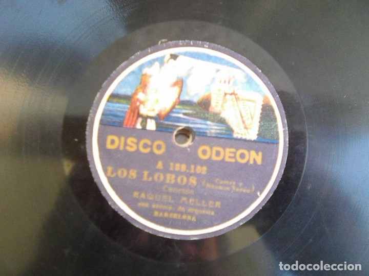 Discos de pizarra: Raquel Meller - Indostan + los lobos (Odeon, 1920 aprox. ) - escaso - Foto 3