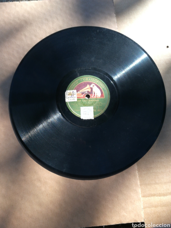 Discos de pizarra: Disco gram&oacute;fono Las castigadoras - Foto 2