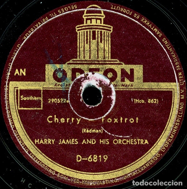 Discos de pizarra: Cherry / Easter Parade - Harry James And His Orchestra - Foto 1