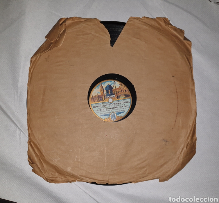 Discos de pizarra: Disco de pizarra Odeon Coplas 78 rpm - Foto 1