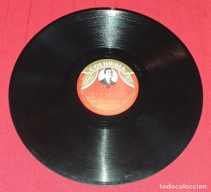 Discos de pizarra: DISCO DE PIZARRA ANIBAL REY, CON EL CONJUNTO BAHIA - Foto 1