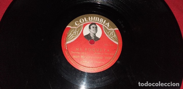 Discos de pizarra: DISCO DE PIZARRA ANIBAL REY, CON EL CONJUNTO BAHIA - Foto 3