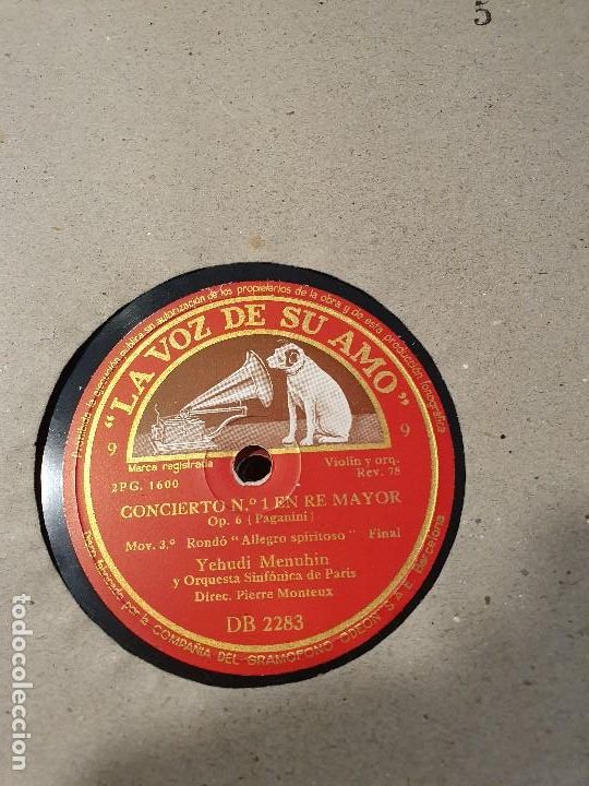Discos de pizarra: ALBUM CON 10 DISCO DE PIZARRA LA VOZ DE SU AMO - Foto 4