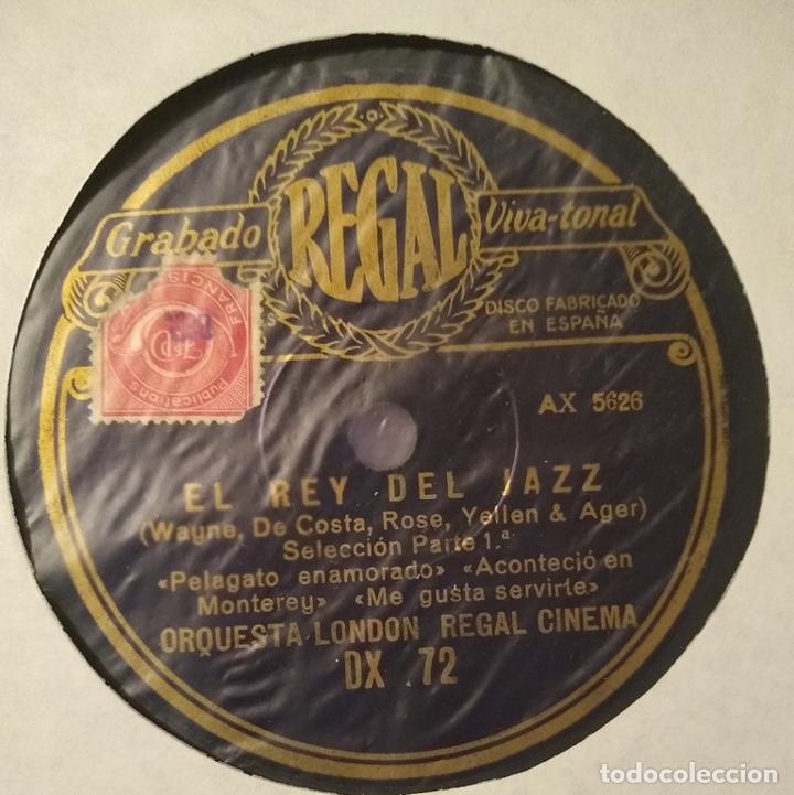 LONDON REGAL CINEMA - EL REY DEL JAZZ - SHELLAC - 10'' (Música - Discos - Pizarra - Jazz, Blues, R&B, Soul y Gospel)