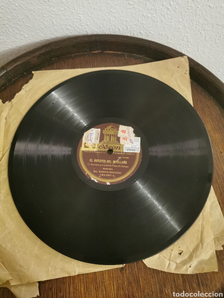 Discos de pizarra: Disco de pizarra el hu&eacute;sped del sevillano - Foto 3