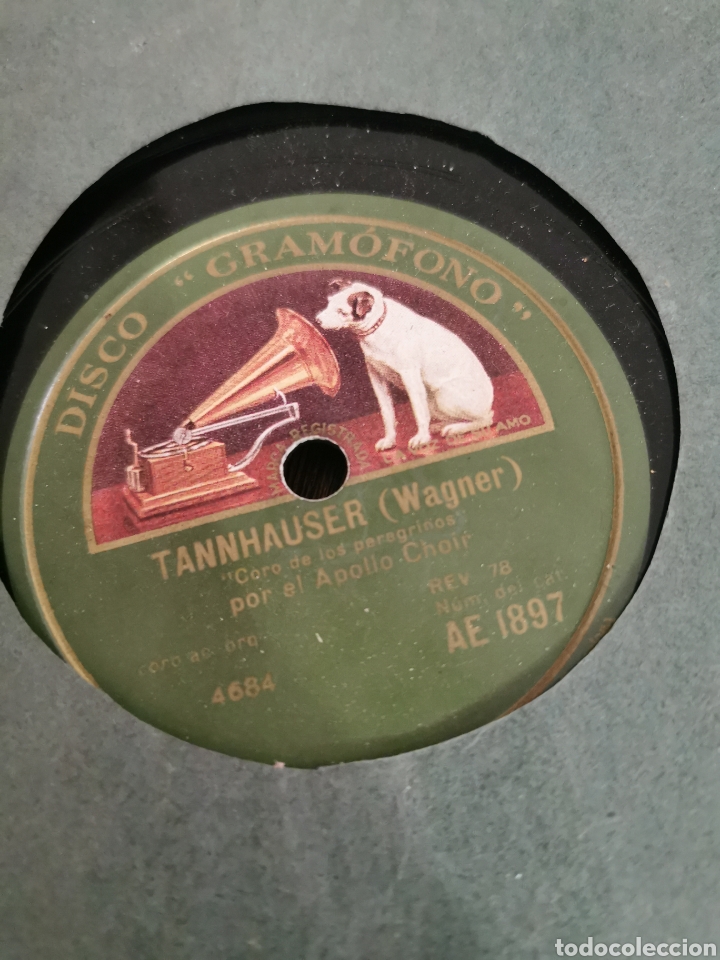 Discos de pizarra: Disco de pizarra IL trovatori. Tannhauser - Foto 1