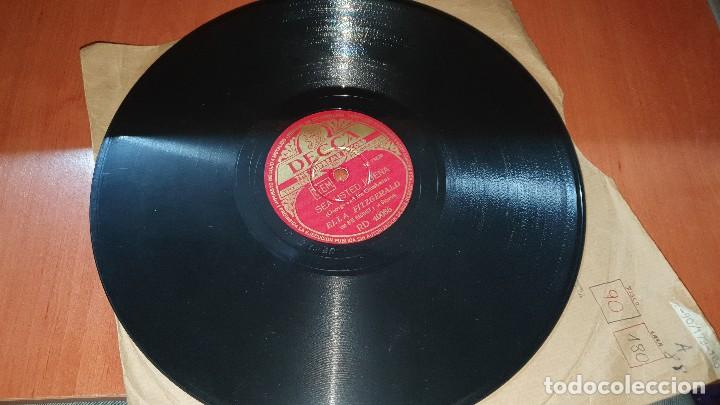 Discos de pizarra: Ella fitzgerald, volando a casa y sea usted buena, decca, - Foto 4