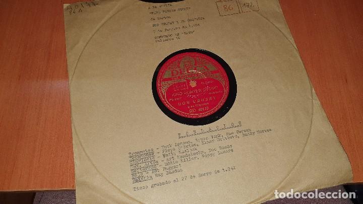 Discos de pizarra: Bob crosby, king porter stomp y sugar foot stomp, decca - Foto 2