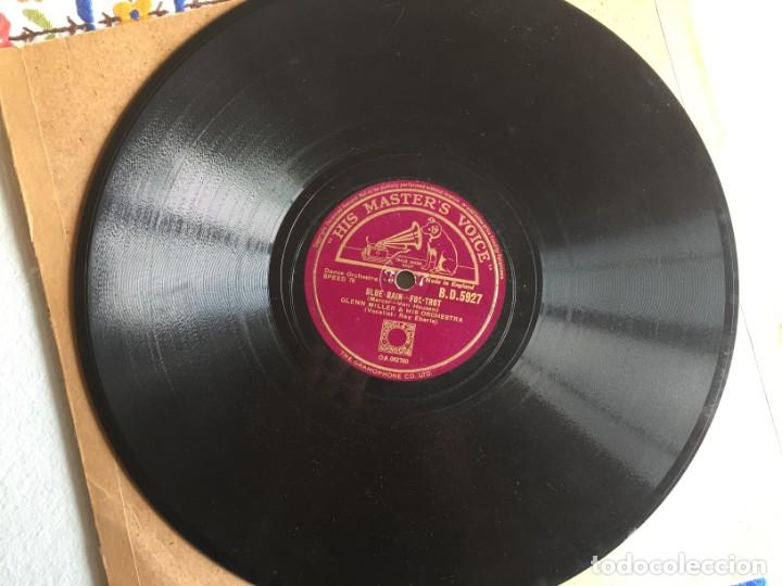 Discos de pizarra: GLENN MILLER AND HIS ORCHESTRA BLUE RIAN - Foto 1