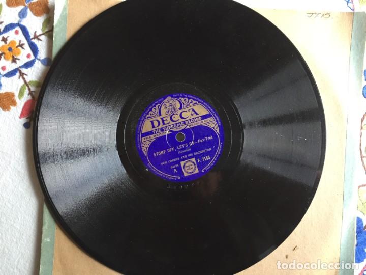 Discos de pizarra: BOB CROSBY AND HIS ORCHESTRA STOMP OFF LET&acute;S GO - Foto 1