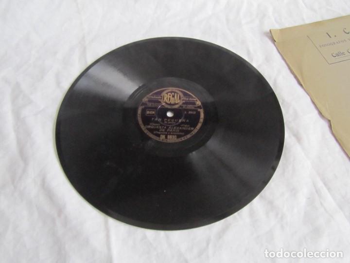 Discos de pizarra: El valiente, Tan peque&ntilde;a, Orquesta Alexander de Par&iacute;s - Foto 5