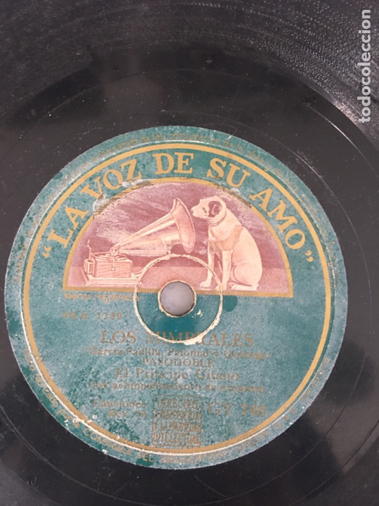 Discos de pizarra: Farruca El principe gitano La voz de su amo Disco pizarra - Foto 4