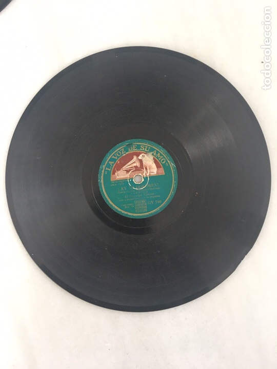 Discos de pizarra: Farruca El principe gitano La voz de su amo Disco pizarra - Foto 1
