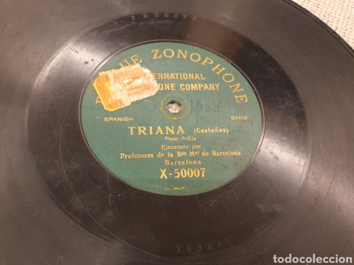 Discos de pizarra: 78 RPM TRIANA/ Pasodoble - Foto 1