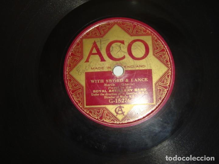 Discos de pizarra: Disco de Pizarra. Royal artillery band. - Foto 2