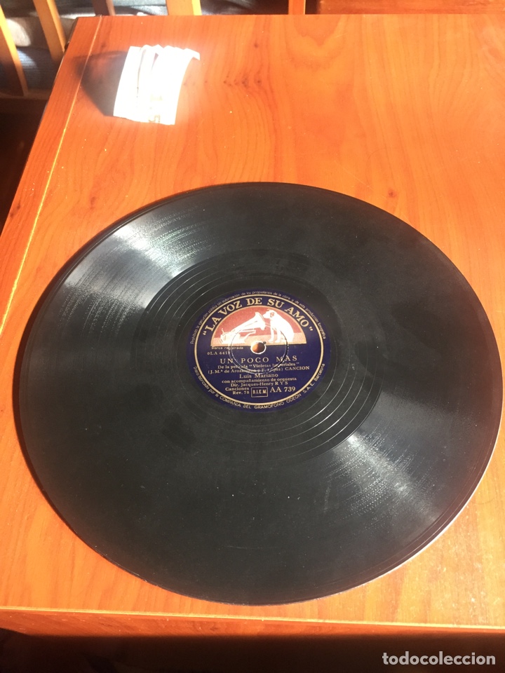 Discos de pizarra: Violetas imperiales Luis mariano - Foto 4