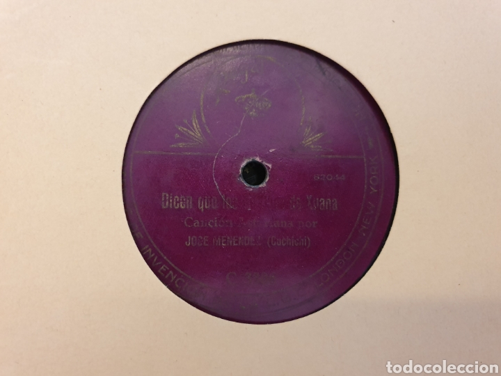 Discos de pizarra: 78 RPM REGIONAL ASTURIANO( EL BOTON) - Foto 2