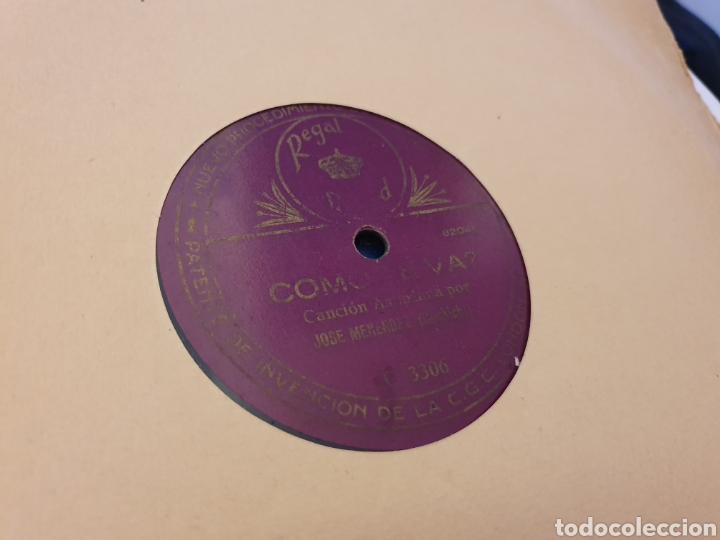Discos de pizarra: 78 RPM REGIONAL ASTURIANO( EL BOTON) - Foto 1