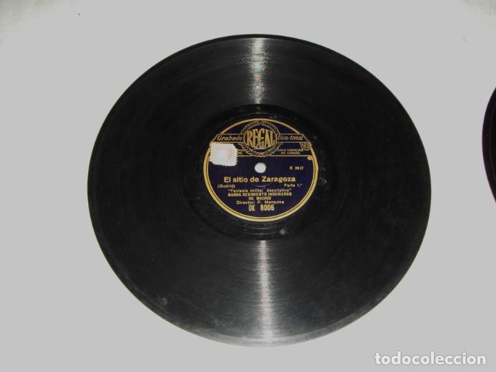 Discos de pizarra: Disco de Pizarra. El sitio de Zaragoza. - Foto 3