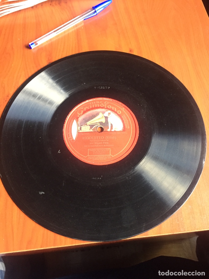 Discos de pizarra: Rigoletto Miguel fleta - Foto 2