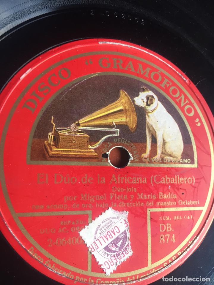 Discos de pizarra: El d&uacute;o de la africana Miguel fleta - Foto 1