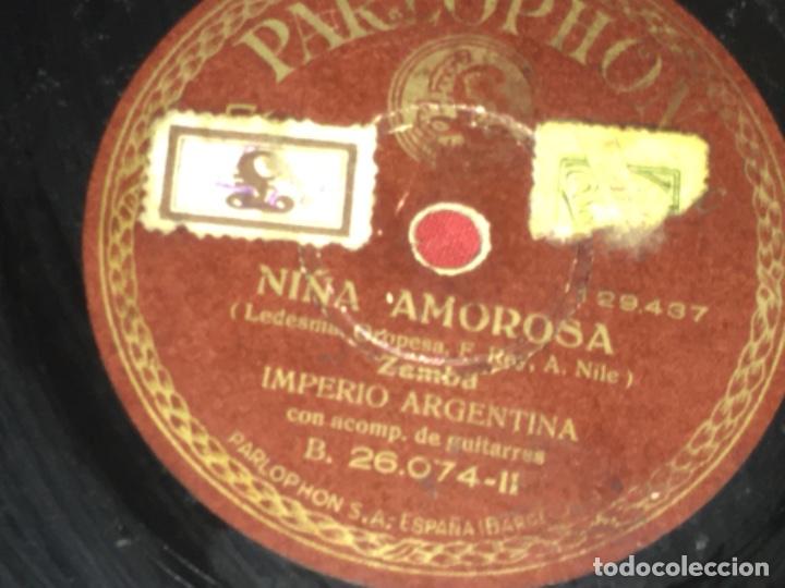 Discos de pizarra: Original ANTIGUO DISCO DE GRAMOFONO - Foto 3