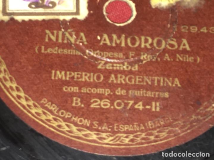 Discos de pizarra: Original ANTIGUO DISCO DE GRAMOFONO - Foto 4