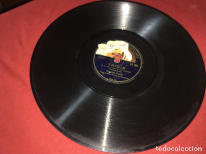 Discos de pizarra: Original ANTIGUO DISCO DE GRAMOFONO - Foto 4
