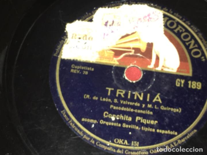 Discos de pizarra: Original ANTIGUO DISCO DE GRAMOFONO - Foto 1