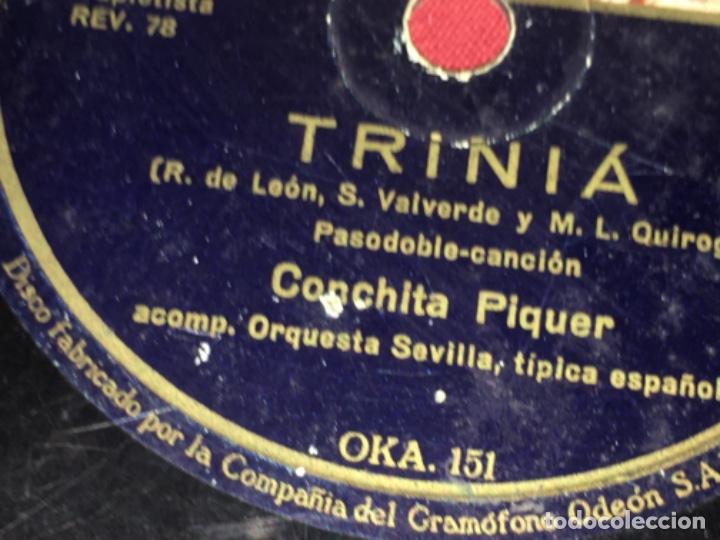 Discos de pizarra: Original ANTIGUO DISCO DE GRAMOFONO - Foto 2