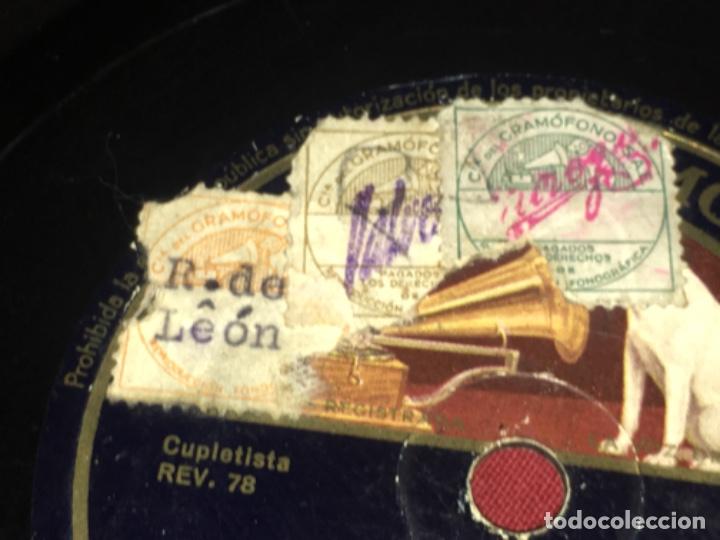 Discos de pizarra: Original ANTIGUO DISCO DE GRAMOFONO - Foto 3