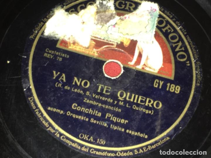 Discos de pizarra: Original ANTIGUO DISCO DE GRAMOFONO - Foto 5