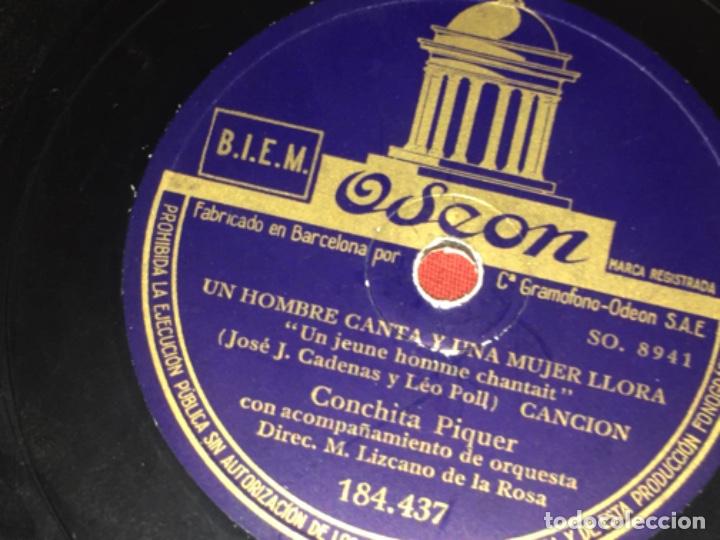 Discos de pizarra: Original ANTIGUO DISCO DE GRAMOFONO - Foto 3