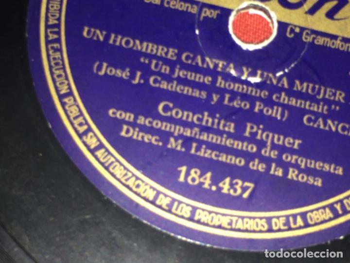 Discos de pizarra: Original ANTIGUO DISCO DE GRAMOFONO - Foto 4