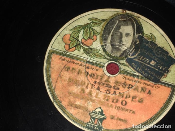 Discos de pizarra: Original ANTIGUO DISCO DE GRAMOFONO - Foto 1