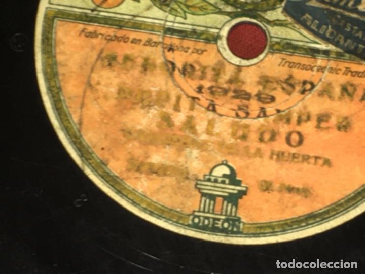 Discos de pizarra: Original ANTIGUO DISCO DE GRAMOFONO - Foto 2