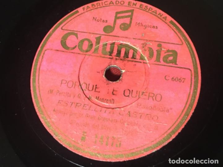 Discos de pizarra: Original ANTIGUO DISCO DE GRAMOFONO - Foto 3