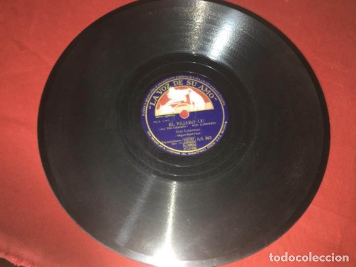 Discos de pizarra: Original ANTIGUO DISCO DE GRAMOFONO - Foto 2