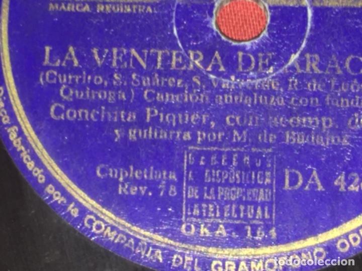 Discos de pizarra: Original ANTIGUO DISCO DE GRAMOFONO - Foto 2