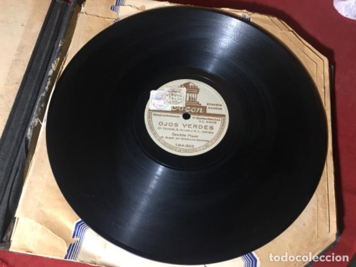 Discos de pizarra: Original ANTIGUO DISCO DE GRAMOFONO - Foto 3