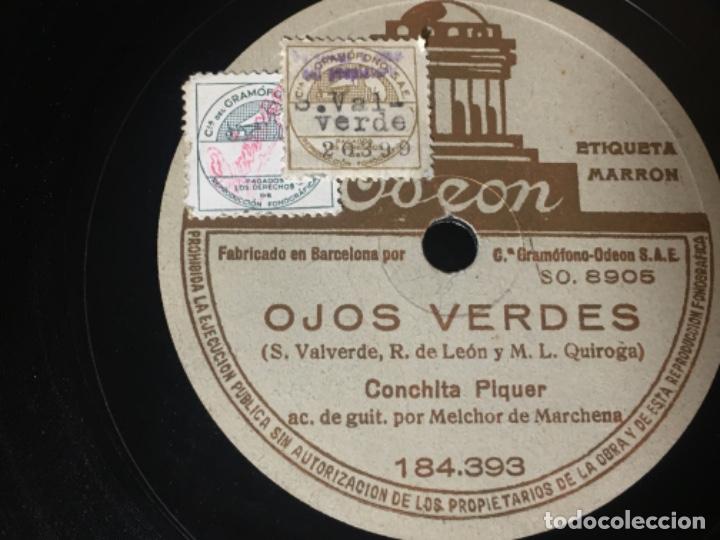 Discos de pizarra: Original ANTIGUO DISCO DE GRAMOFONO - Foto 1