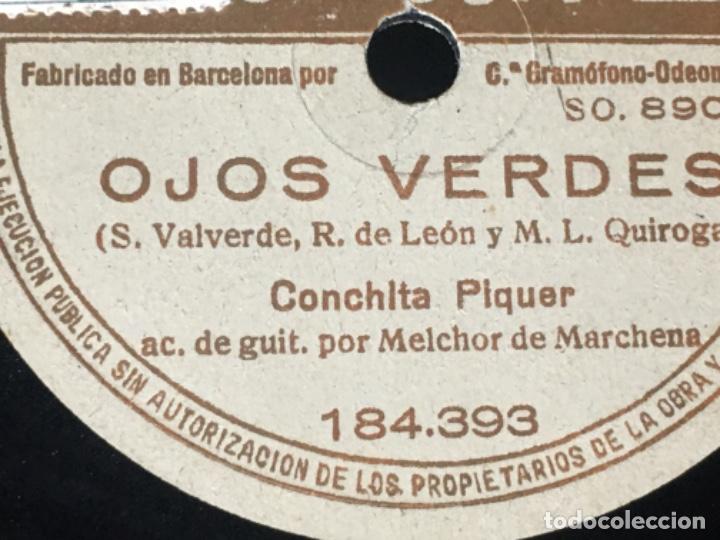 Discos de pizarra: Original ANTIGUO DISCO DE GRAMOFONO - Foto 2