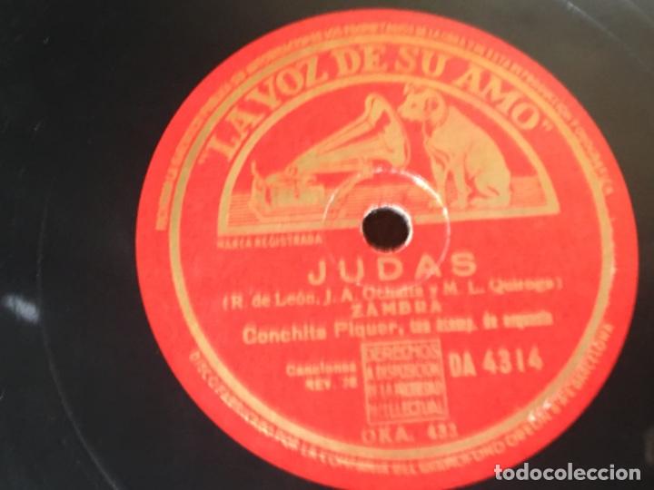 Discos de pizarra: Original ANTIGUO DISCO DE GRAMOFONO - Foto 1
