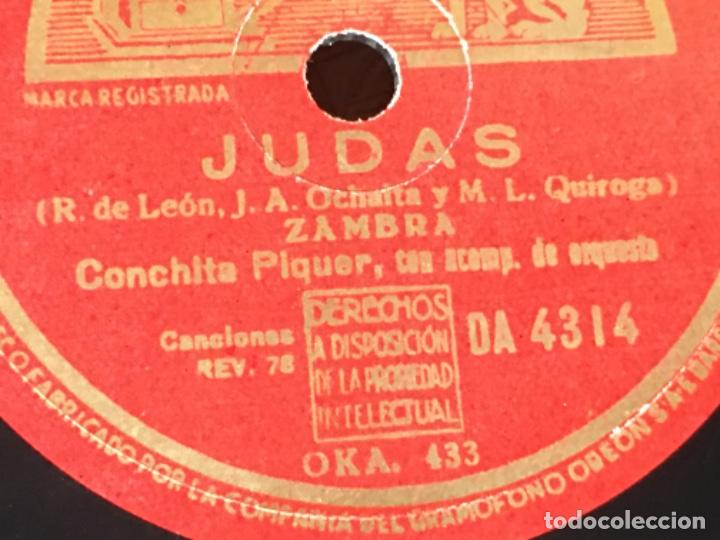 Discos de pizarra: Original ANTIGUO DISCO DE GRAMOFONO - Foto 2
